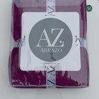 Wine Red - Cotton Feel Fitted Bedsheet Set
