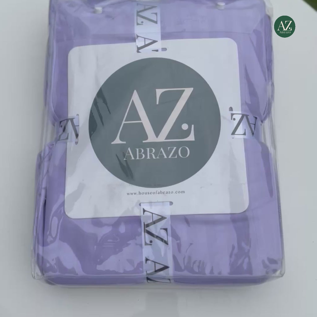 Lavender Mist - Cotton Feel Fitted Bedsheet Set